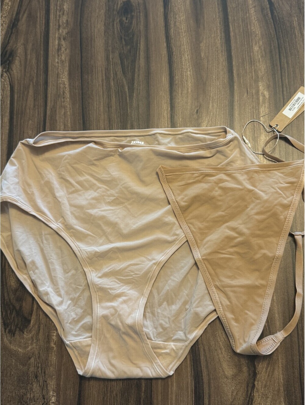 Skims Bundle Of 2 Underwear Beige Size XL
